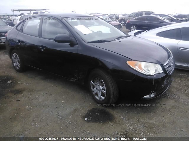 KMHDU46D89U788695 - 2009 HYUNDAI ELANTRA GLS/SE BLACK photo 1