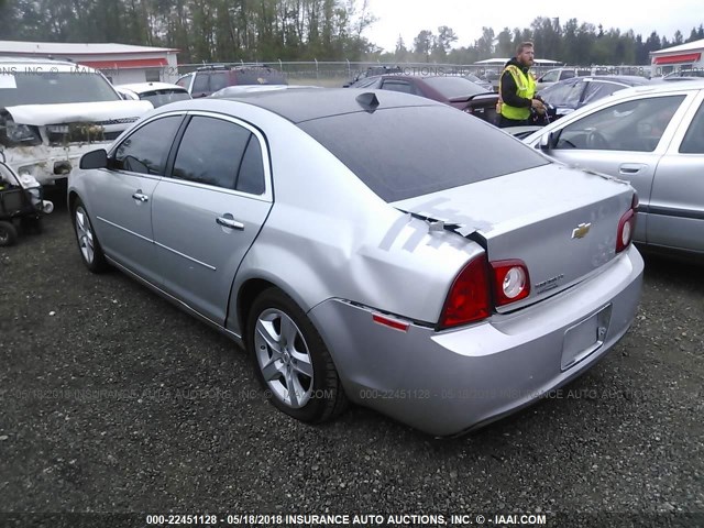 1G1ZC5E01CF366466 - 2012 CHEVROLET MALIBU 1LT 银色 照片 3