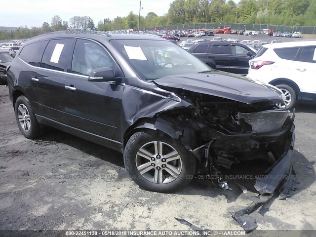 1GNKVGKD0GJ333569 - 2016 CHEVROLET TRAVERSE LT GRAY photo 1