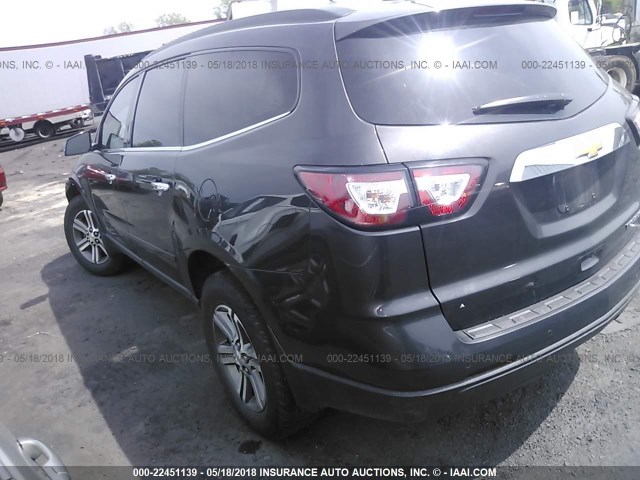 1GNKVGKD0GJ333569 - 2016 CHEVROLET TRAVERSE LT GRAY photo 3