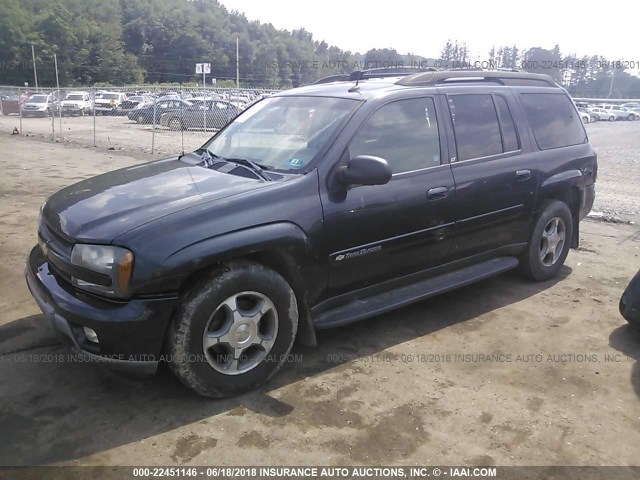 1GNET16S046151006 - 2004 CHEVROLET TRAILBLAZER EXT LS/EXT LT GRAY photo 2