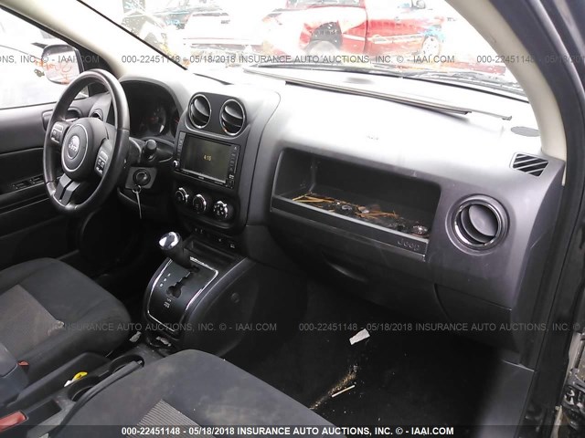 1J4NT1FA1BD208686 - 2011 JEEP COMPASS SPORT BLACK photo 5