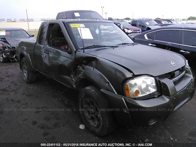 1N6ED26T63C412978 - 2003 NISSAN FRONTIER KING CAB XE/KING CAB SE GREEN photo 1