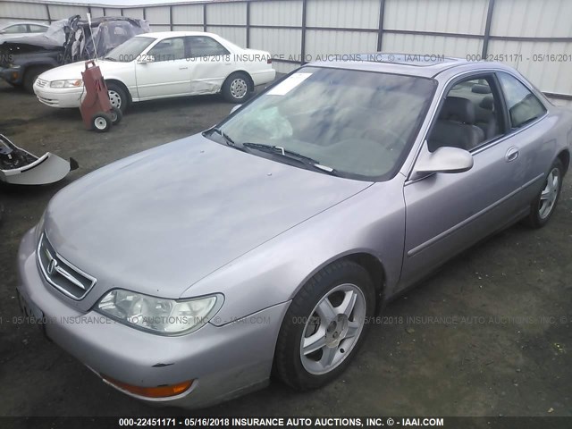 19UYA2252VL008970 - 1997 ACURA 3.0CL SILVER photo 2