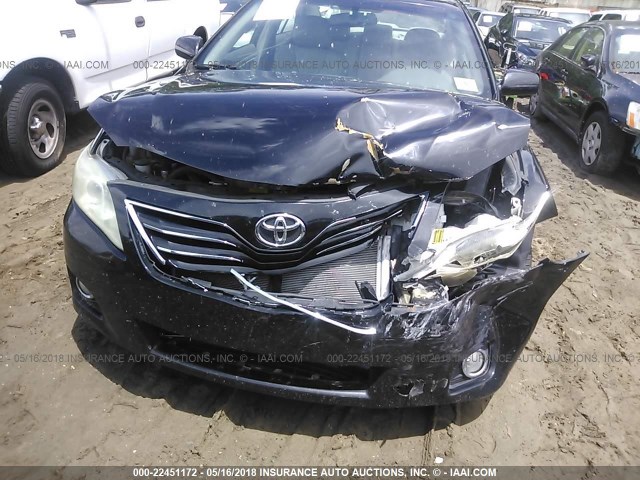 4T1BF3EK1BU159460 - 2011 TOYOTA CAMRY SE/LE/XLE BLACK photo 6
