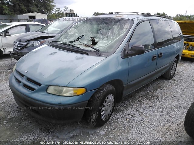 2B4GP44R3VR304282 - 1997 DODGE GRAND CARAVAN SE/SPORT BLUE photo 2