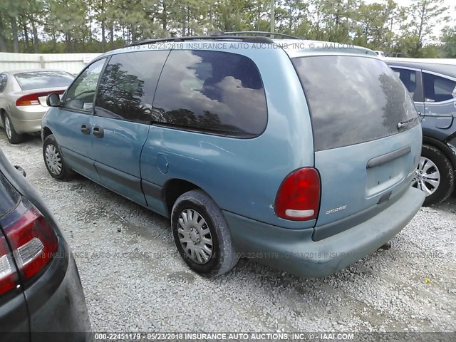 2B4GP44R3VR304282 - 1997 DODGE GRAND CARAVAN SE/SPORT BLUE photo 3