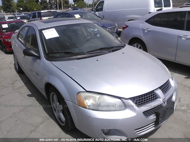 1B3EL76R05N513322 - 2005 DODGE STRATUS R/T SILVER photo 1