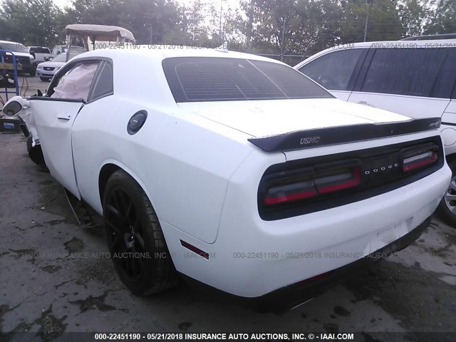 2C3CDZFJ9FH736921 - 2015 DODGE CHALLENGER R/T SCAT PACK WHITE photo 3