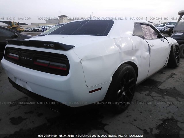 2C3CDZFJ9FH736921 - 2015 DODGE CHALLENGER R/T SCAT PACK WHITE photo 4