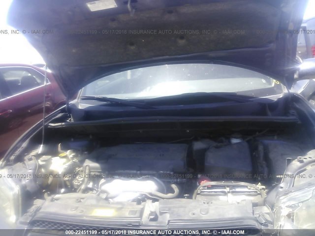 JTLZE4FE1CJ020652 - 2012 TOYOTA SCION XB ნაცრისფერი ფოტო 10