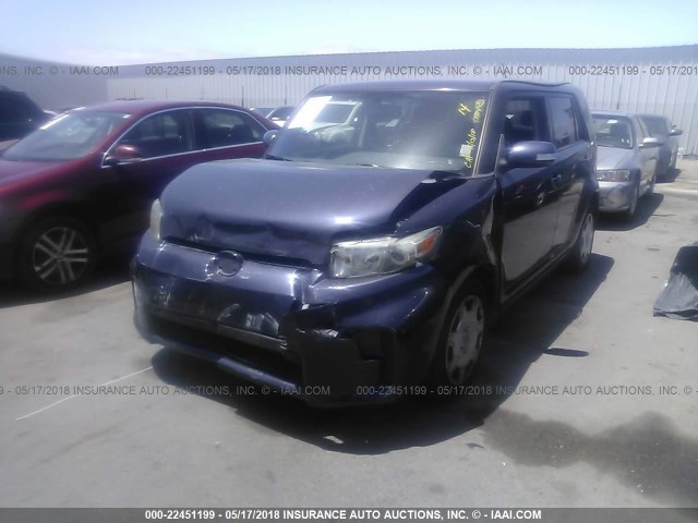 JTLZE4FE1CJ020652 - 2012 TOYOTA SCION XB ნაცრისფერი ფოტო 2