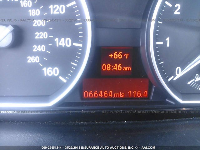 WBAUN13559VH80920 - 2009 BMW 128 I WHITE photo 7