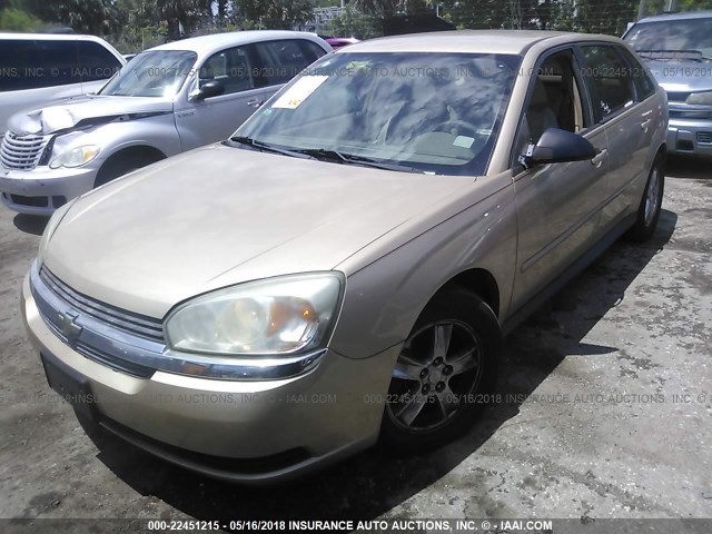 1G1ZT62845F296769 - 2005 CHEVROLET MALIBU MAXX LS BEIGE photo 2