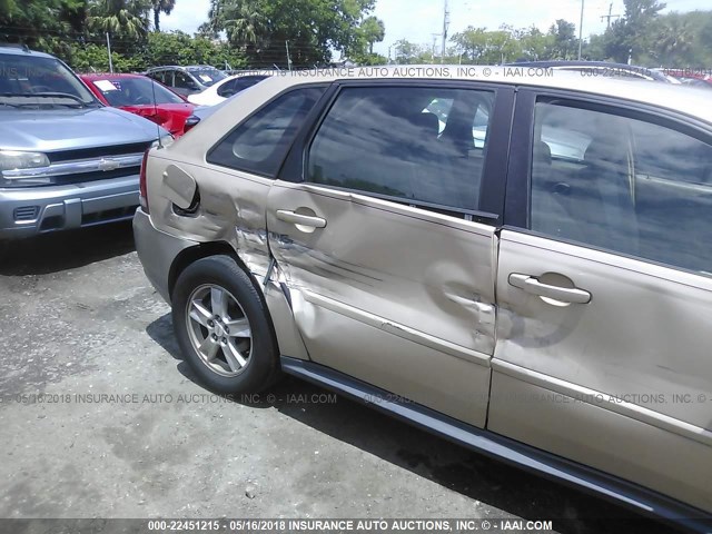 1G1ZT62845F296769 - 2005 CHEVROLET MALIBU MAXX LS 米色 照片 6