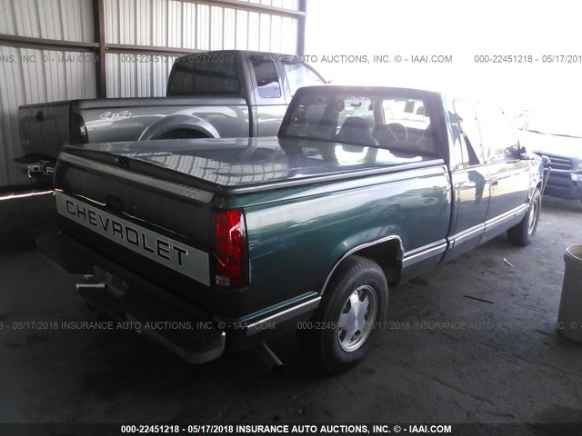 2GCEC19RXT1171738 - 1996 CHEVROLET GMT-400 C1500 მწვანე ფოტო 4