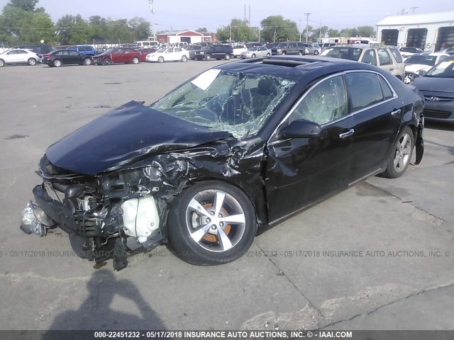 1G1ZC5E03CF164146 - 2012 CHEVROLET MALIBU 1LT 黑色 照片 2