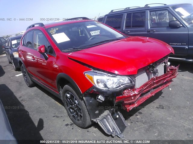 JF2GPABC3G8292781 - 2016 SUBARU CROSSTREK PREMIUM RED photo 1