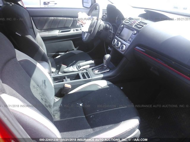 JF2GPABC3G8292781 - 2016 SUBARU CROSSTREK PREMIUM წითელი ფოტო 5