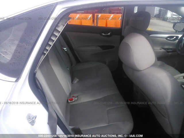 3N1AB7APXGY210627 - 2016 NISSAN SENTRA S/SV/SR/SL WHITE photo 8