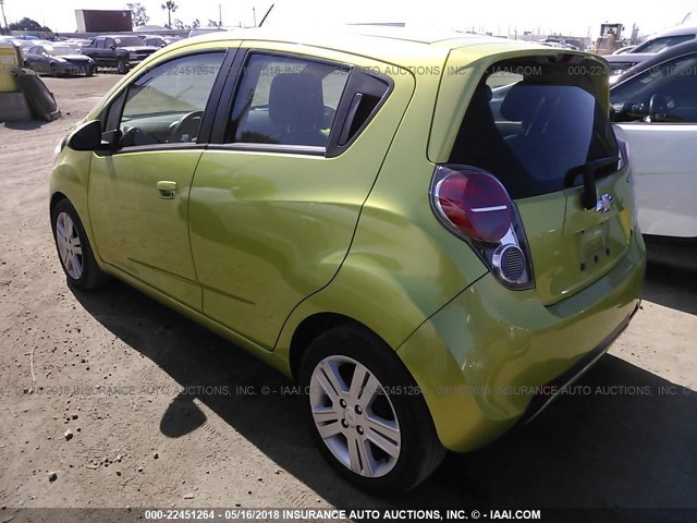 KL8CD6S92DC504448 - 2013 CHEVROLET SPARK 1LT GREEN photo 3