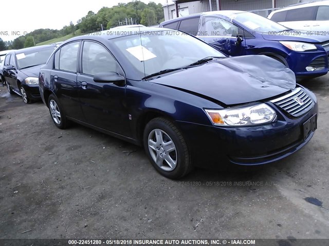 1G8AJ55F77Z196983 - 2007 SATURN ION LEVEL 2 BLUE photo 1