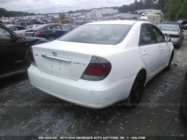4T1BE32K66U680154 - 2006 TOYOTA CAMRY LE/XLE/SE თეთრი ფოტო 4