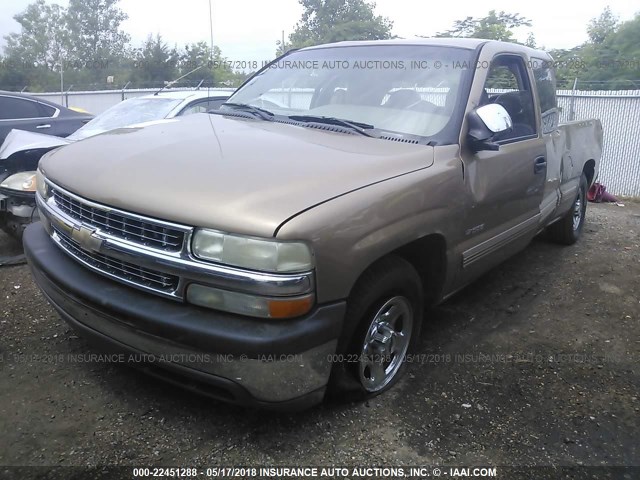 2GCEC19T111221841 - 2001 CHEVROLET SILVERADO C1500 GOLD photo 2