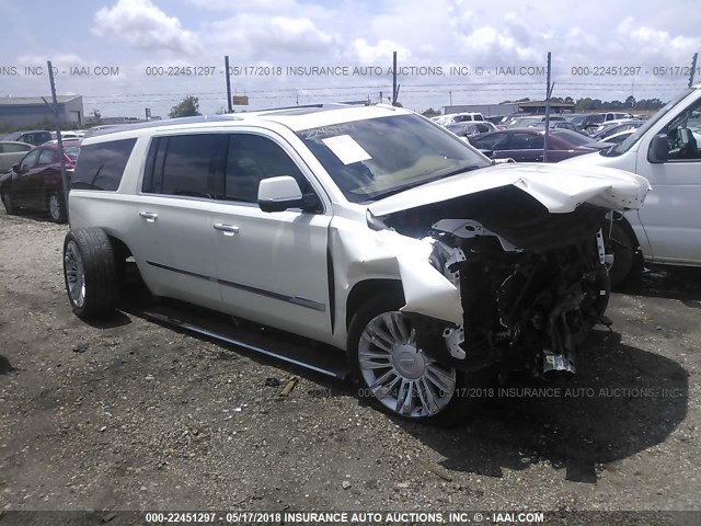 1GYS3UKJ8FR564099 - 2015 CADILLAC ESCALADE ESV PLATINUM თეთრი ფოტო 1