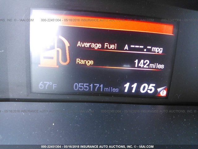 19XFB2F99DE288684 - 2013 HONDA CIVIC EXL RED photo 7