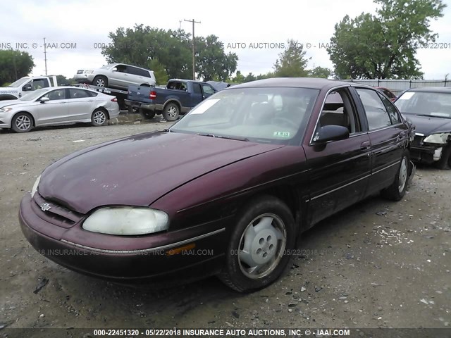 2G1WL52M8X9222485 - 1999 CHEVROLET LUMINA LS MAROON photo 2