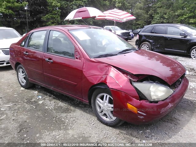 1FAHP34303W249295 - 2003 FORD FOCUS SE COMFORT/SE SPORT MAROON photo 1