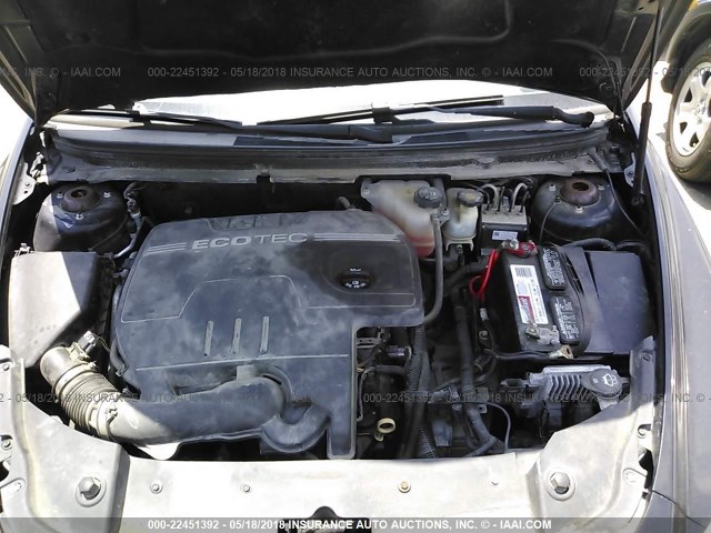 1G1ZG57B99F161926 - 2009 CHEVROLET MALIBU LS BLACK photo 10