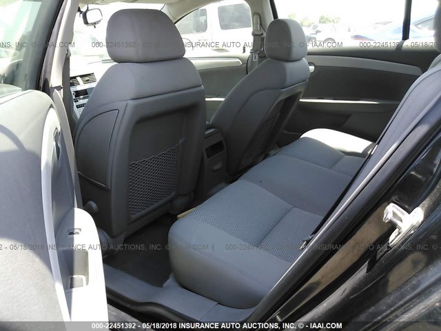 1G1ZG57B99F161926 - 2009 CHEVROLET MALIBU LS BLACK photo 8