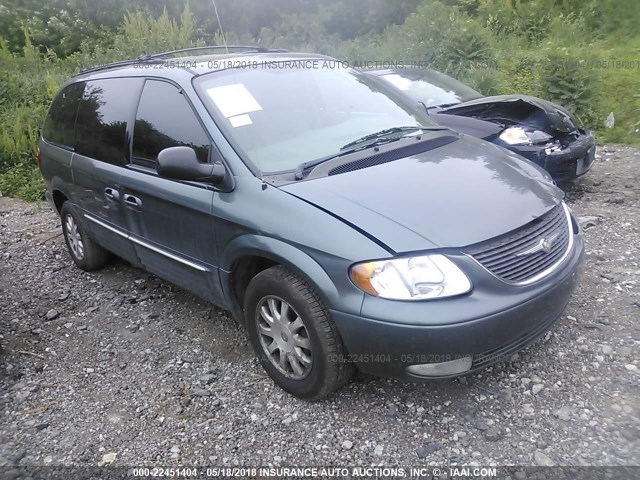 2C4GP54LX3R228366 - 2003 CHRYSLER TOWN & COUNTRY LXI GREEN photo 1