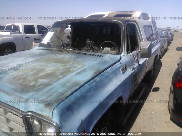 CCL248Z108430 - 1978 CHEVROLET TRUCK BLUE photo 6