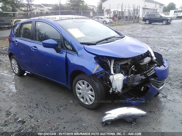 3N1CE2CP8FL366497 - 2015 NISSAN VERSA NOTE S/S PLUS/SV/SL/SR BLUE photo 1