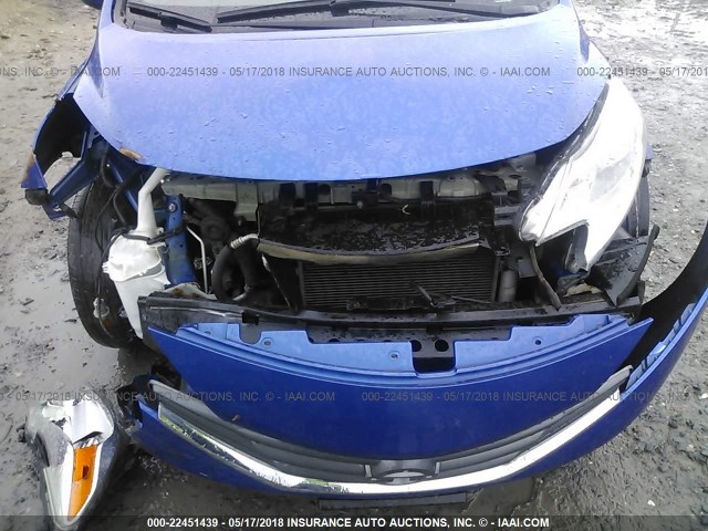 3N1CE2CP8FL366497 - 2015 NISSAN VERSA NOTE S/S PLUS/SV/SL/SR BLUE photo 6