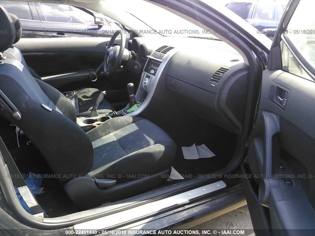 JTKDE167X50004361 - 2005 TOYOTA SCION TC 黑色 照片 5