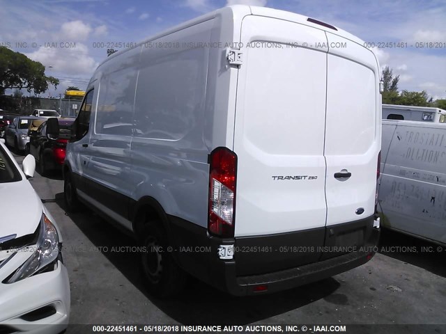 1FTYR1CM8HKA13639 - 2017 FORD TRANSIT T-250 WHITE photo 3