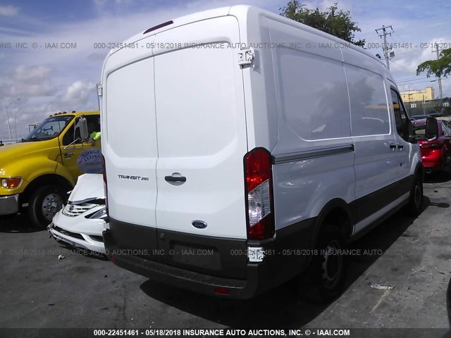 1FTYR1CM8HKA13639 - 2017 FORD TRANSIT T-250 WHITE photo 4