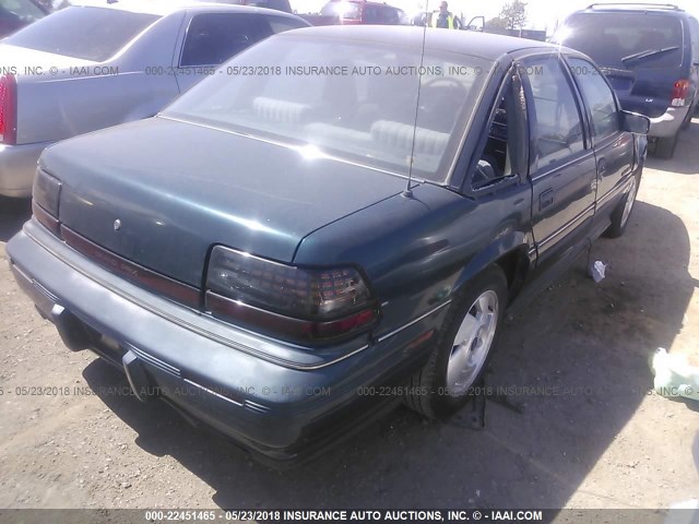 1G2WJ52M2RF295086 - 1994 PONTIAC GRAND PRIX SE 绿色 照片 4