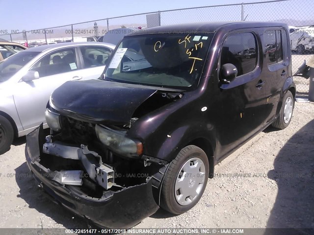 JN8AZ28R59T105433 - 2009 NISSAN CUBE S/SL Pewter photo 2