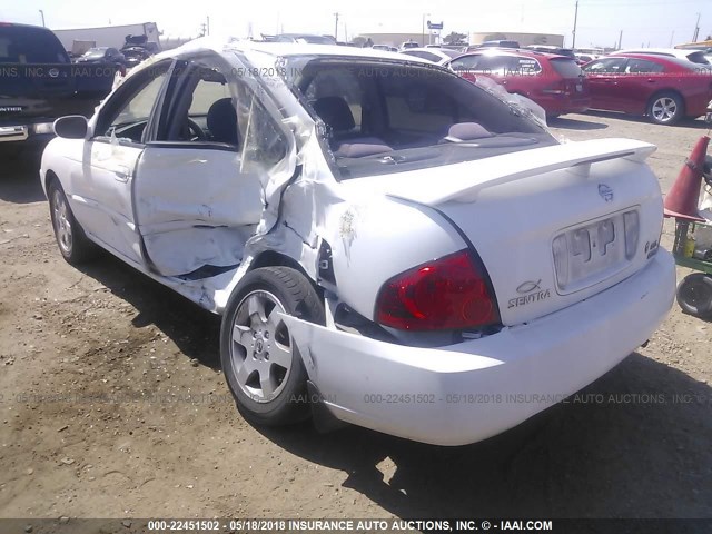 3N1CB51D35L560131 - 2005 NISSAN SENTRA 1.8/1.8S WHITE photo 3