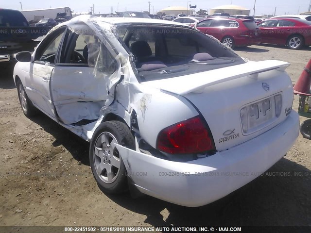 3N1CB51D35L560131 - 2005 NISSAN SENTRA 1.8/1.8S WHITE photo 6