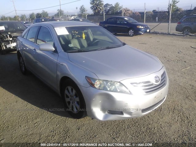 4T1BB46K79U076190 - 2009 TOYOTA CAMRY HYBRID SILVER photo 1