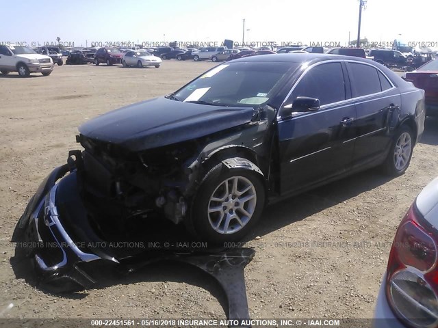 1G11C5SA3GU103701 - 2016 CHEVROLET MALIBU LIMITED LT BLACK photo 2