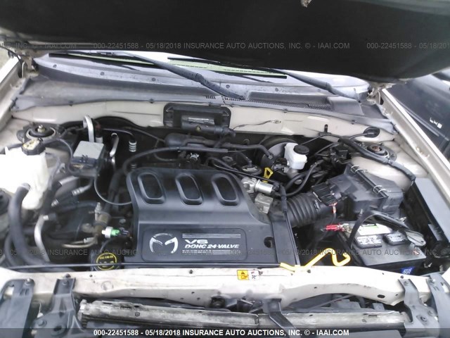 4F2CU09152KM26898 - 2002 MAZDA TRIBUTE LX/ES 金色 照片 10