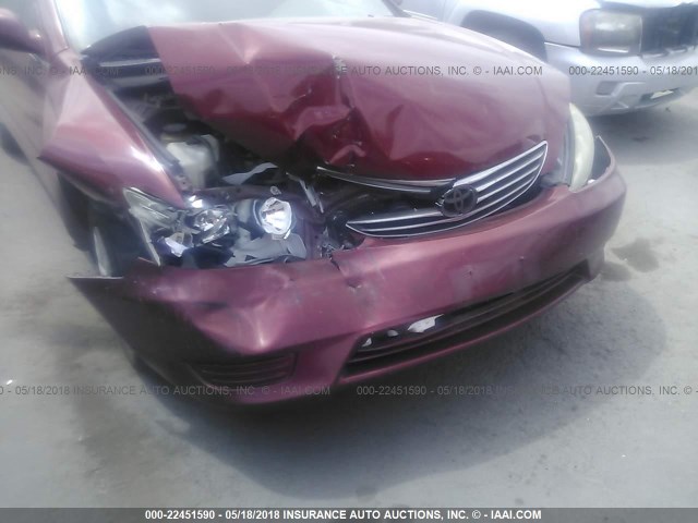 4T1BE32K66U113264 - 2006 TOYOTA CAMRY LE/XLE/SE 栗色 照片 6