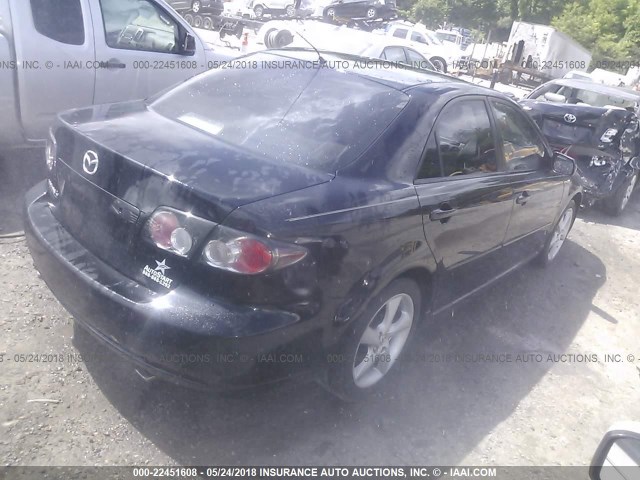 1YVHP80C685M16506 - 2008 MAZDA 6 I Черный фото 4